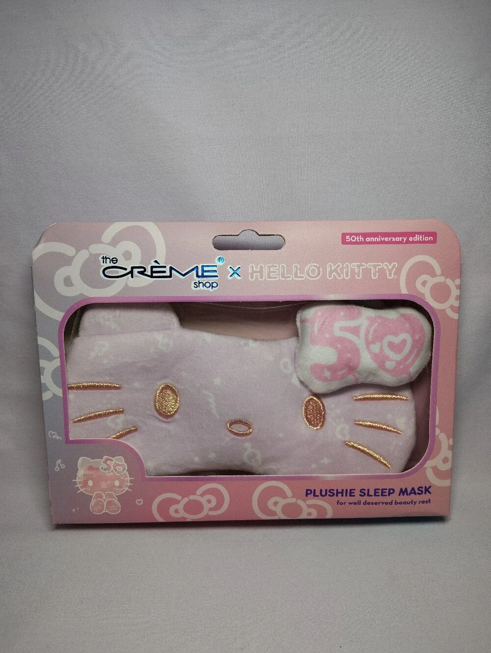 The Creme Shop x Hello Kitty Sleep Mask 50th Anniversary & Spa Makeup Headband